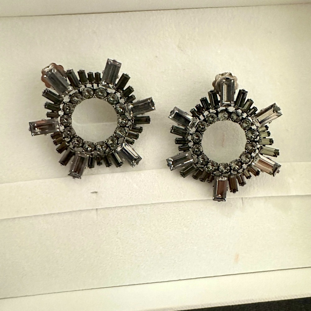 Amina Muaddi mini begum earrings